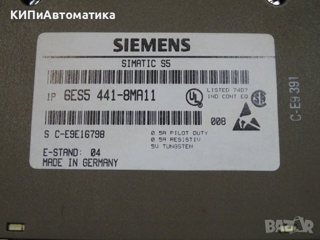 електронен модул Siemens 6ES5 441-8МА11/Siemens 6ES5 431-8MA11, снимка 4 - Резервни части за машини - 36936903