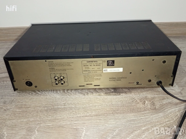 Касетен дек Onkyo TA-2022, снимка 4 - Декове - 52916205