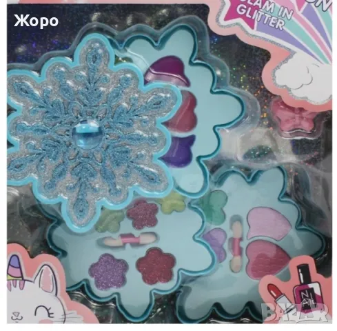 КОМПЛЕКТ ГРИМОВЕ ЗА МОМИЧЕТА МОДЕЛ КРАСИВАТА СНЕЖИНКА 140420, снимка 3 - Други - 47587016