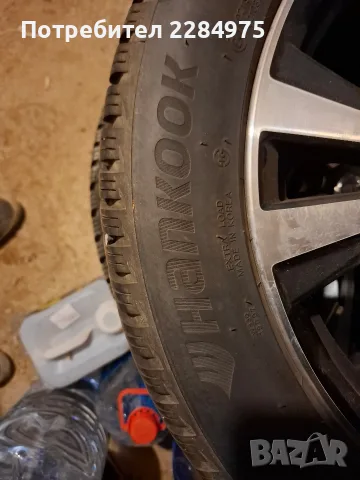 оригинални чисто нови джанти със зимни гуми HANKOOK 215/55/18, снимка 4 - Гуми и джанти - 56153595