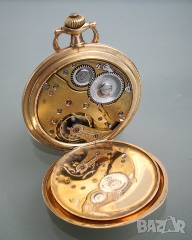 Златен джобен часовник Eterna SCHILD FRĖRES, снимка 2 - Антикварни и старинни предмети - 29195064