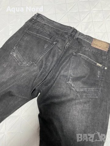 Черни дънки за едър мъж ХЛ-ХХЛ + пуловер подарък, снимка 6 - Дънки - 48825690