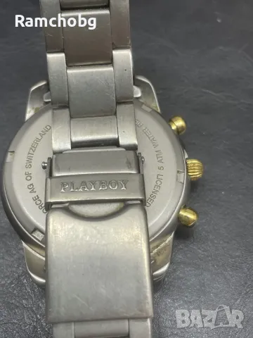 Мъжки часовник PLAYBOY -Плейбой TITANIUM хрограф, снимка 5 - Мъжки - 49916815