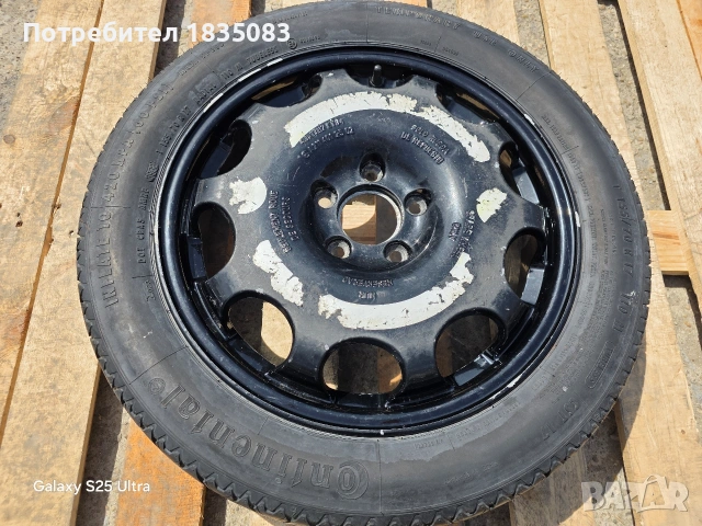 Резервна гума/патерица 17ка 5х112 Mercedes