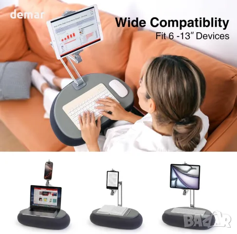elitehood 66 см стойка за таблет/телефон (6-13”), 360° завъртане, снимка 5 - Други стоки за дома - 49516909