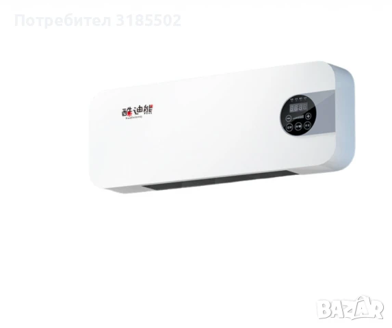 Модерна печка за стенен монтаж,за студено и топло,с двойно предназначение,LED дисплей, снимка 10 - Отоплителни печки - 50928369