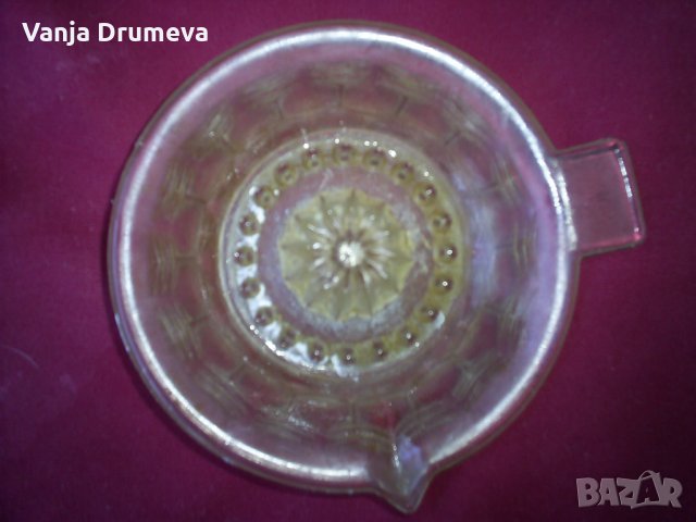 стъклена сокоизтисквачка от едно време