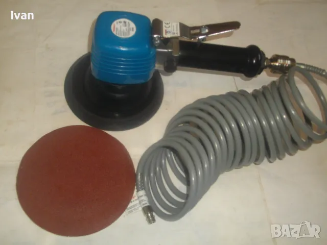 Ф10ММ 8 bar НОВ АВСТРИЙСКИ ОРИГИНАЛЕН ПНЕВМАТИЧЕН КРЪГЪЛ ЕКСЦЕНТЪР ВИБРОШЛАЙФ РОТАЦИОНЕН FERREX