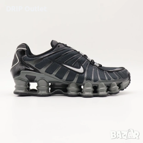 !НОВИ! Nike Shox TL | Black/Grey | + КУТИЯ, снимка 3 - Маратонки - 54167924