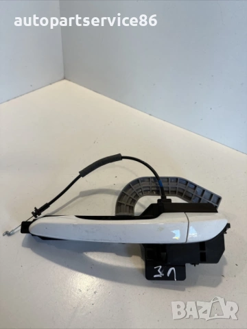 Външна дръжка за задна лява врата бяла за Hyundai Tucson 1.6 CRDi Hybrid (2019)