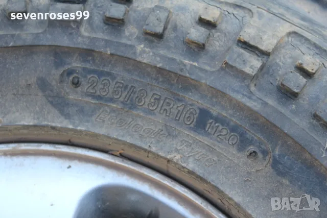 Алуминиеви джанти с гуми за опел фронтера Б 6X139 16 Opel Frontera B 4броя джанти 6Х139/16 , 7J ET38, снимка 10 - Части - 47501275