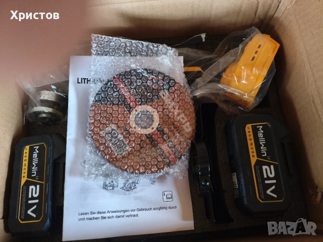 Акумулаторен ъглошлайф , снимка 6 - Ъглошлайфи - 52889748