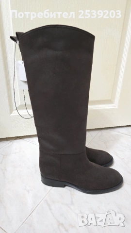 Дамски високи ботуши H&M №37 - НОВИ, снимка 10 - Дамски ботуши - 53239519