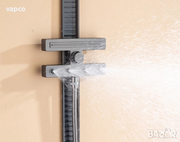 Модерен интелигентен душ с дисплей и LED подсветка D46, снимка 6 - Душове - 52142147