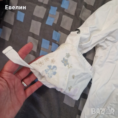 бяло дамско яке Л, снимка 3 - Якета - 51868390
