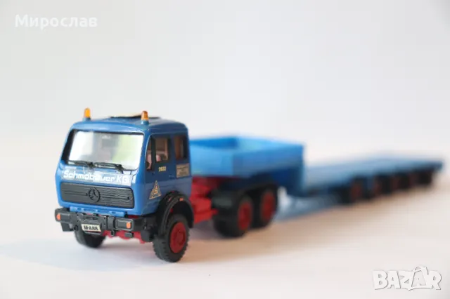 HERPA? WIKING? H0 1/87 MERCEDES ВЛЕКАЧ КАМИОН МОДЕЛ КОЛИЧКА, снимка 4 - Колекции - 50323782