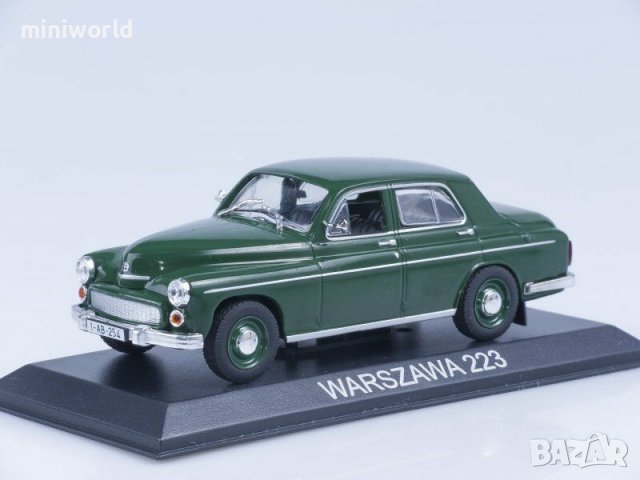 Warszawa 203 Варшава - мащаб 1:43 на ДеАгостини модела е нов в блистер, снимка 1