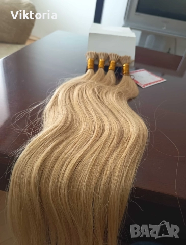 Естествена европейска коса 46см.100гр.