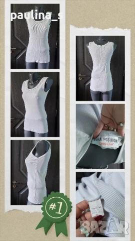 Пет различни броя / Еластичен топ тип потник , снимка 8 - Корсети, бюстиета, топове - 51156155