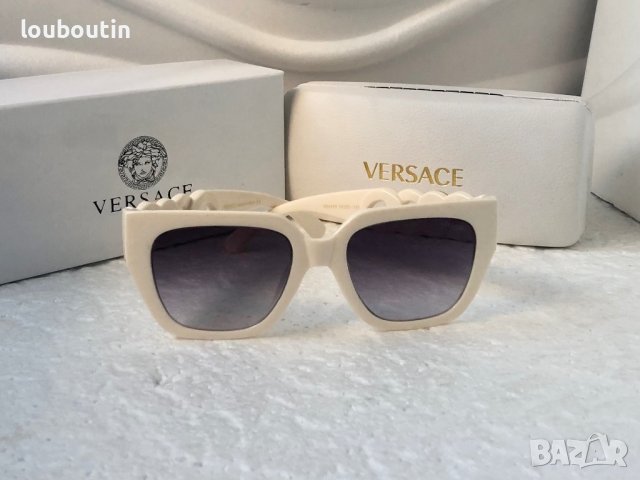 Versace Дамски слънчеви очила котка с лого, снимка 6 - Слънчеви и диоптрични очила - 39070784