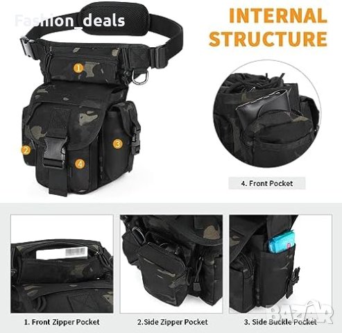 Нова чанта за талията Мотоциклет Къмпинг Спорт Риболов, снимка 4 - Чанти - 42260230