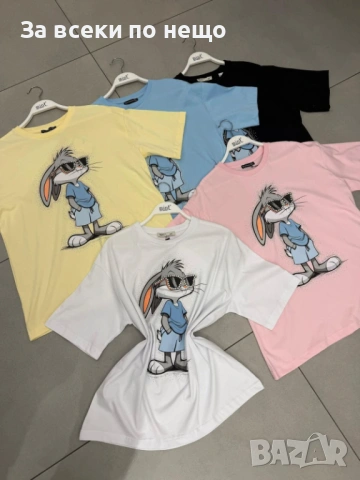 Дамска Тениска👚Дамска Блуза С Къс Ръкав - Различни Цветове Код A1170