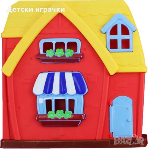 Къща за кукли с аксесоари, куклена къща за игра, снимка 3 - Кукли - 54348680