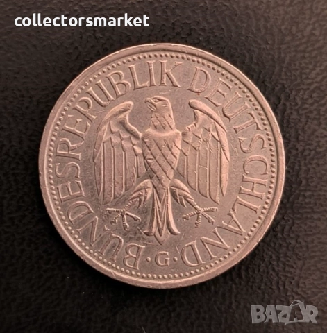 1 марка 1991 буква G, ФРГ, снимка 2 - Нумизматика и бонистика - 52955495
