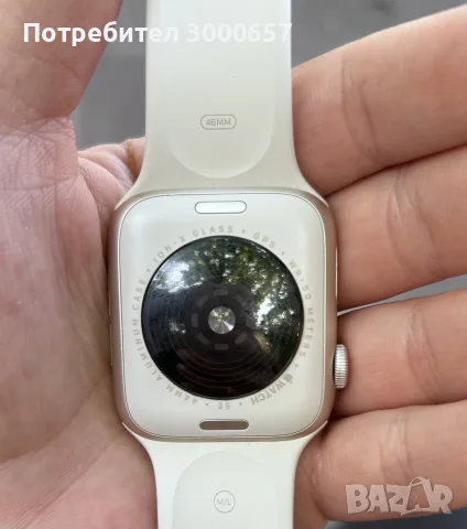 apple watch SE , GPS, starlight.ЗА ЧАСТИ, снимка 2 - Смарт часовници - 56233561