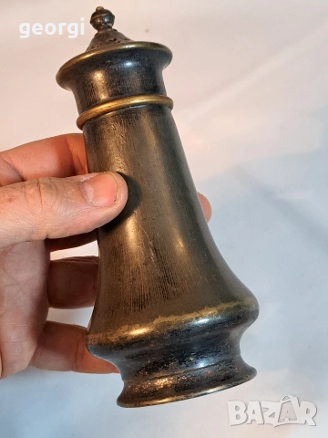 стара посребрена солница 32/3, снимка 3 - Антикварни и старинни предмети - 53123689