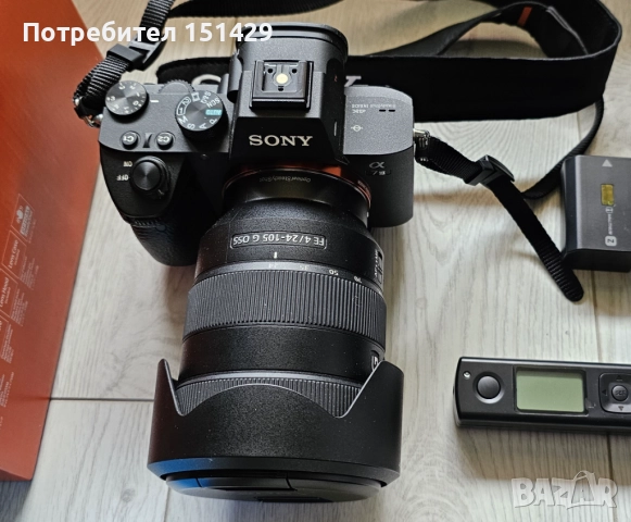 SONY A7 III + 24-105 G - Професионален фотоапарат с обектив като нов!, снимка 2 - Фотоапарати - 52176306