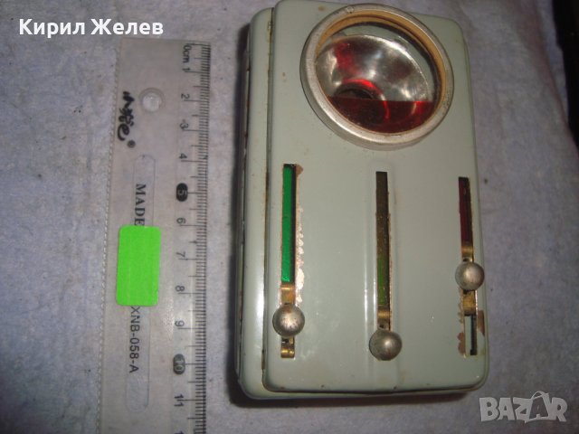 СТАРО СИГНАЛНО МЕТАЛНО РЯДКО РЕТРО БДЖ ФЕНЕРЧЕ с 4 ЦВЯТА 32178
