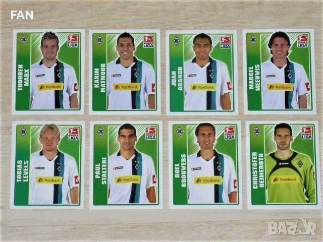 Комплект от 100 бр. футболни стикери от Бундеслигата TOPPS от сезон 2009/10, снимка 4 - Фен артикули - 25626916