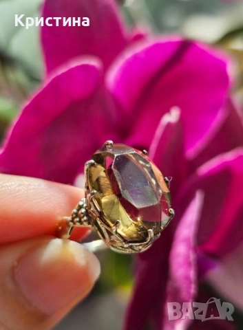 Руски (СССР) сребърен пръстен 