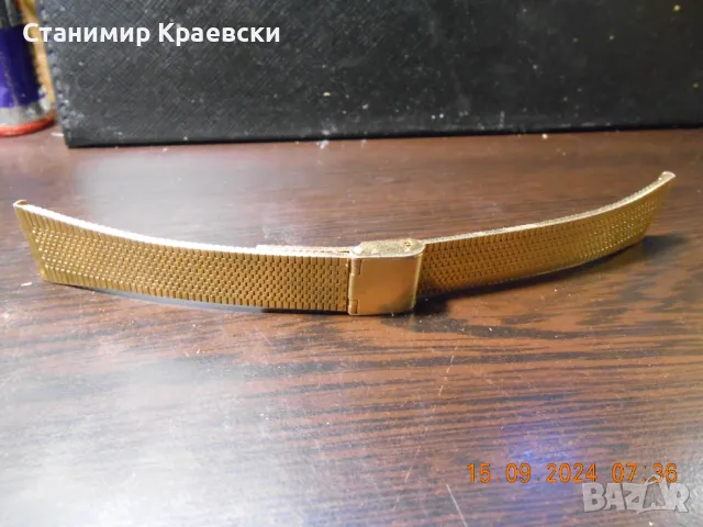 Gold color Watch Strap 20mm, снимка 2 - Каишки за часовници - 47609935