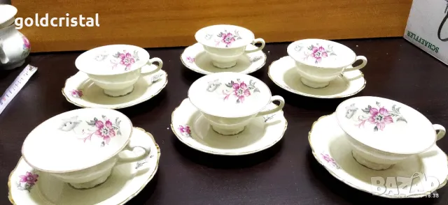 Стар немски порцелан чаши за чай кафе , снимка 18 - Антикварни и старинни предмети - 48552829