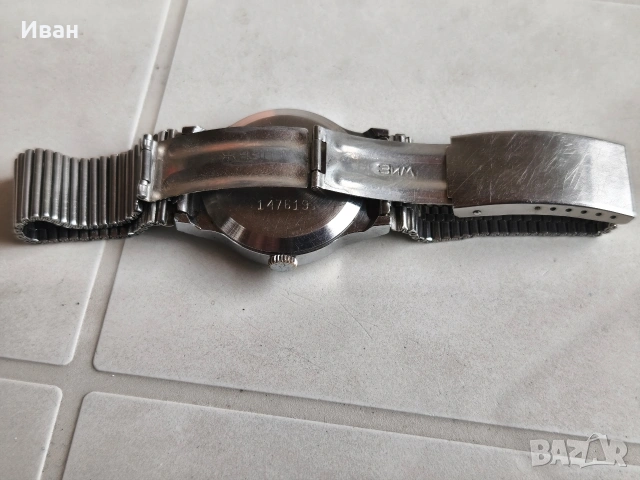 ръчен механичен часовник Победа / зелен циферблат , снимка 8 - Мъжки - 54104514