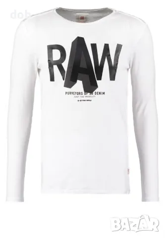 Нова тениска с дълъг ръкав G-Star RAW RALLO RT L/S, оригинал, снимка 9 - Тениски - 49870912