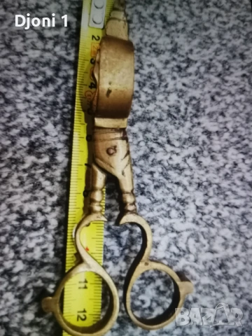 Антични ножици за подрязване на свещи, снимка 4 - Антикварни и старинни предмети - 53173210