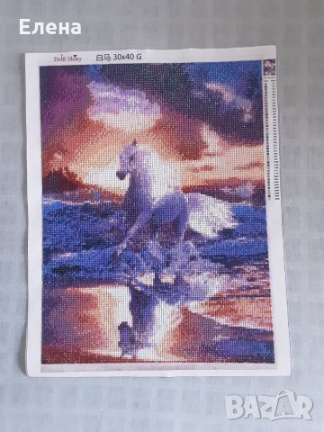 Диамантен гоблен в рамка, снимка 2 - Гоблени - 30223737