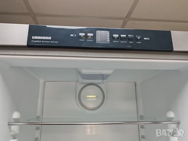 Иноксов комбиниран хладилник с фризер Liebherr No Frost Made in Germany A +++ 2 години гаранция! , снимка 7 - Хладилници - 55731823