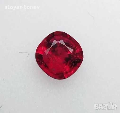 Невероятен шпинел в Топ червен цвят - 0.87кт.! Нов!, снимка 12 - Други - 50146642