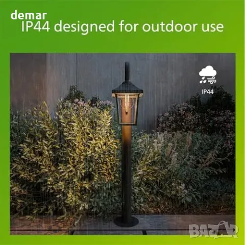 Philips Buzzard Outdoor pedestal light, алуминиево, LED E27, снимка 4 - Външни лампи - 55933436