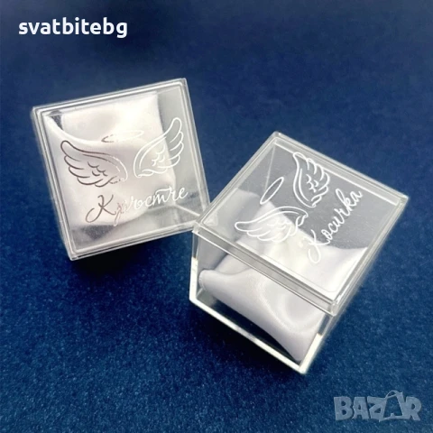 Кутийки за Кръстче и Косичка Свето Кръщение, Шишенце за Миро, Сапунче, Букранче за Мед, снимка 8 - Подаръци за кръщене - 50994292