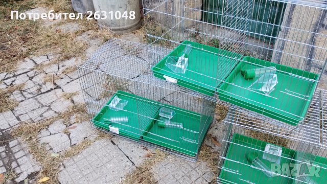Клетка за канарчета двойна голяма XL , и за други птици, снимка 8 - Папагали - 38385741