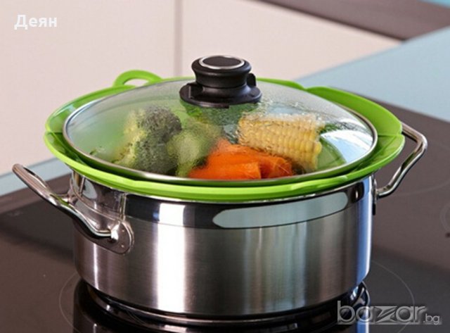 Капак за тенджери против кипване, снимка 2 - Аксесоари за кухня - 30909134