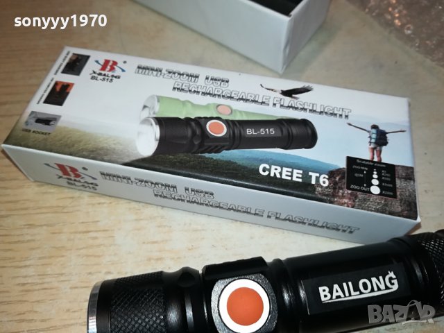 ЛЕД ФЕНЕР-ЗАРЕЖДАНЕ В ЮСБ ПОРТ 2710231855, снимка 10 - Екипировка - 42747097