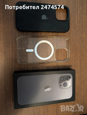 iPhone 13 pro 256 GB space grey в много добро състояние. С кутията., снимка 14 - Apple iPhone - 54072456