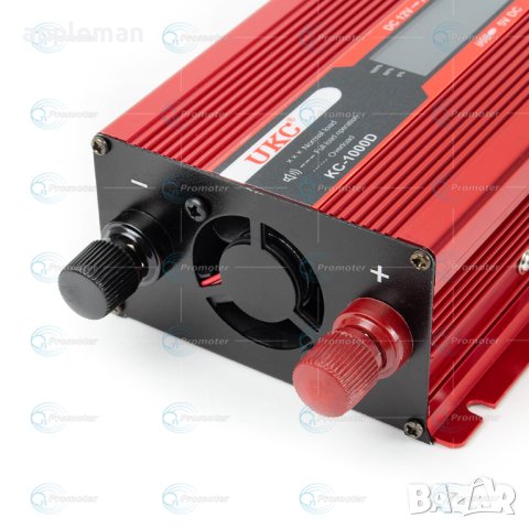 Инвертор с дисплей 12-220V 1000W, снимка 4 - Аксесоари и консумативи - 44142980