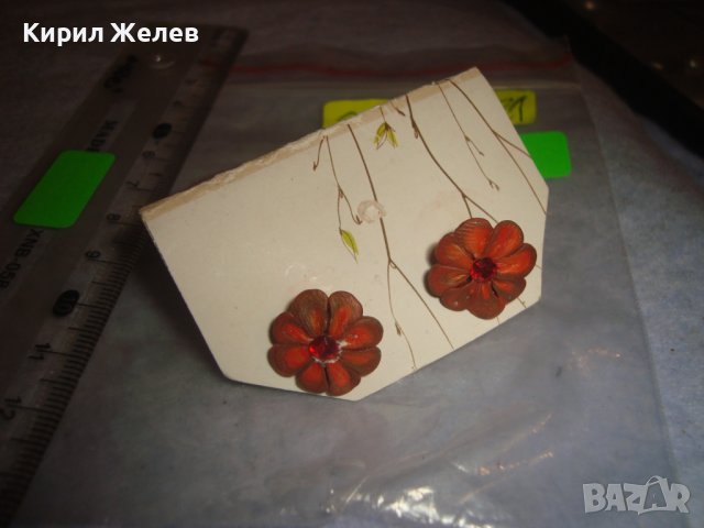 НОВИ МАРКОВИ ФЛОРАЛНИ БУТИКОВИ ХЕНД МЕЙД АРТ ОБЕЦИ с КОЖА ПОЛИМЕРНА ГЛИНА и СВАРОВСКИ КРИСТАЛИ 1121, снимка 10 - Обеци - 36630540